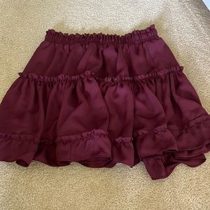 Maroon skirt from South Moon Under, size M, never worn!